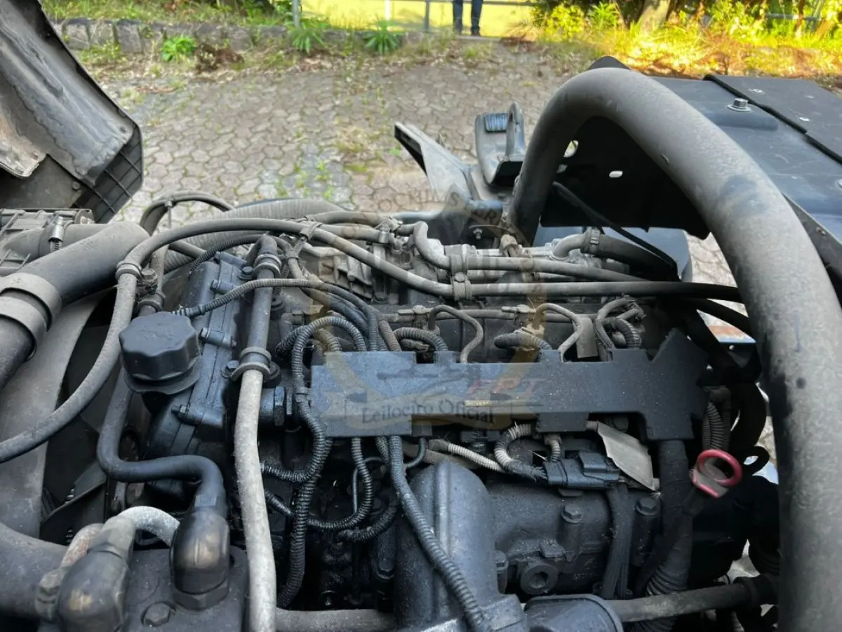 LOTE 007 - Caminhão Hyundai/HD80, fabricação/modelo 2021/2022, diesel, cor branca, carroceria fechada (sem chave)