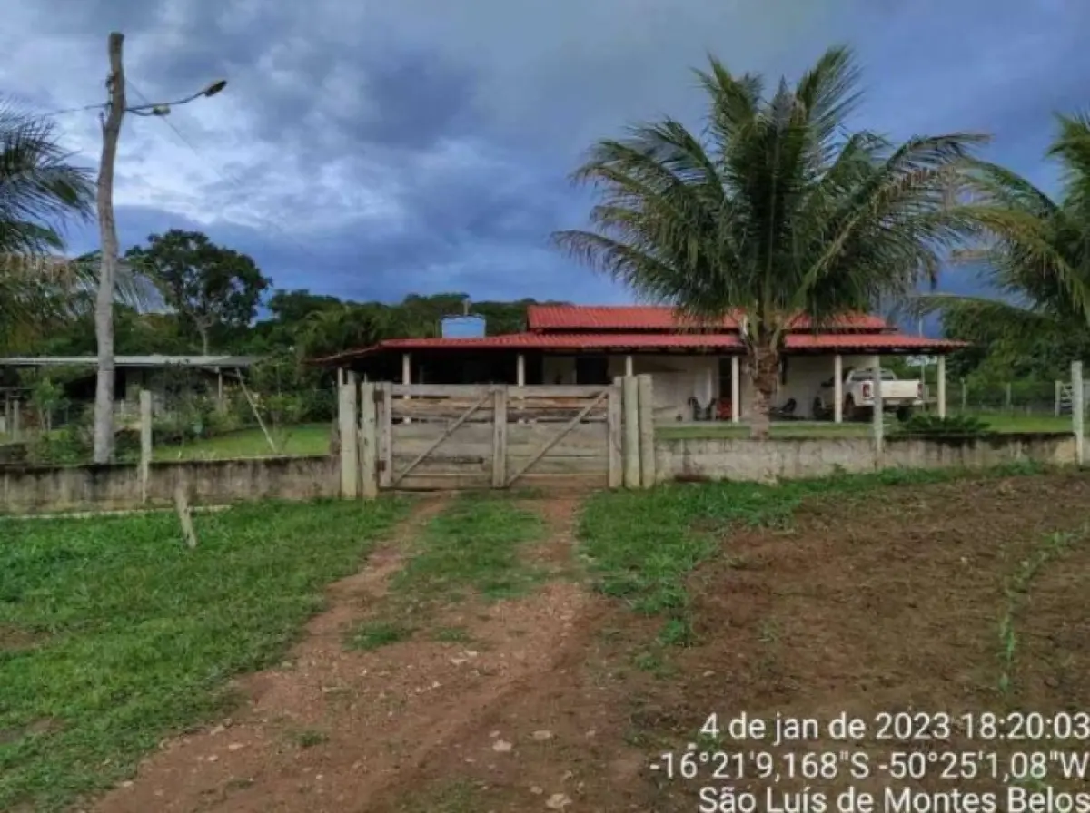 LOTE 001 - UMA FAZENDA EM GOIAS COM 43,2048 HECTARES EM SÃO LUIS DE MONTES BELOS