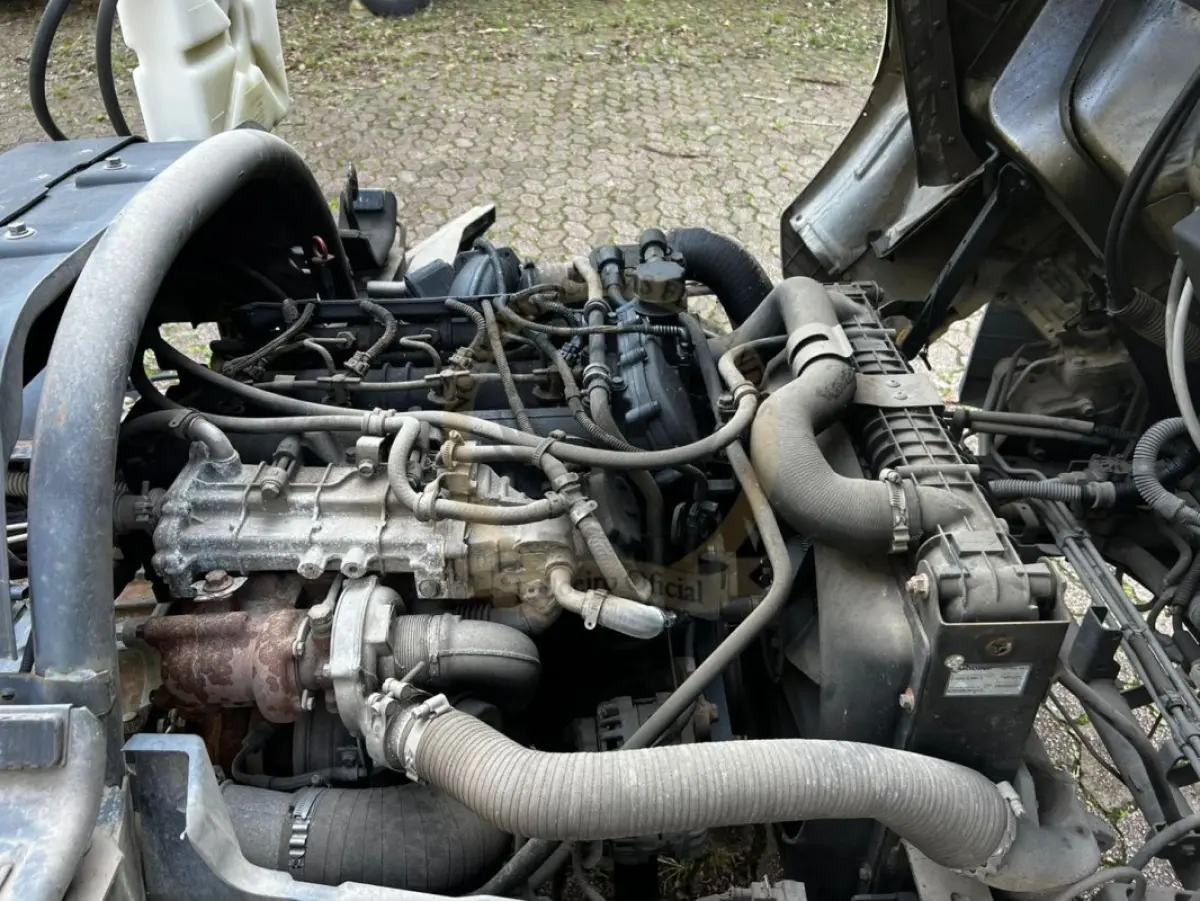 LOTE 007 - Caminhão Hyundai/HD80, fabricação/modelo 2021/2022, diesel, cor branca, carroceria fechada (sem chave)