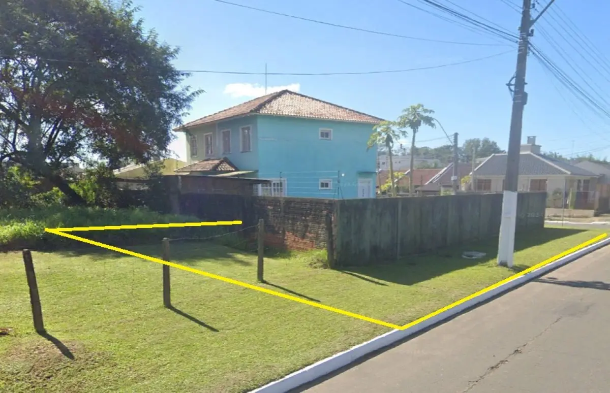 LOTE 004 - UM TERRENO URBANO, sem benfeitorias, de esquina, com a área superficial de 356,62m², no loteamento MORADAS DO SOBRADO em Gravataí