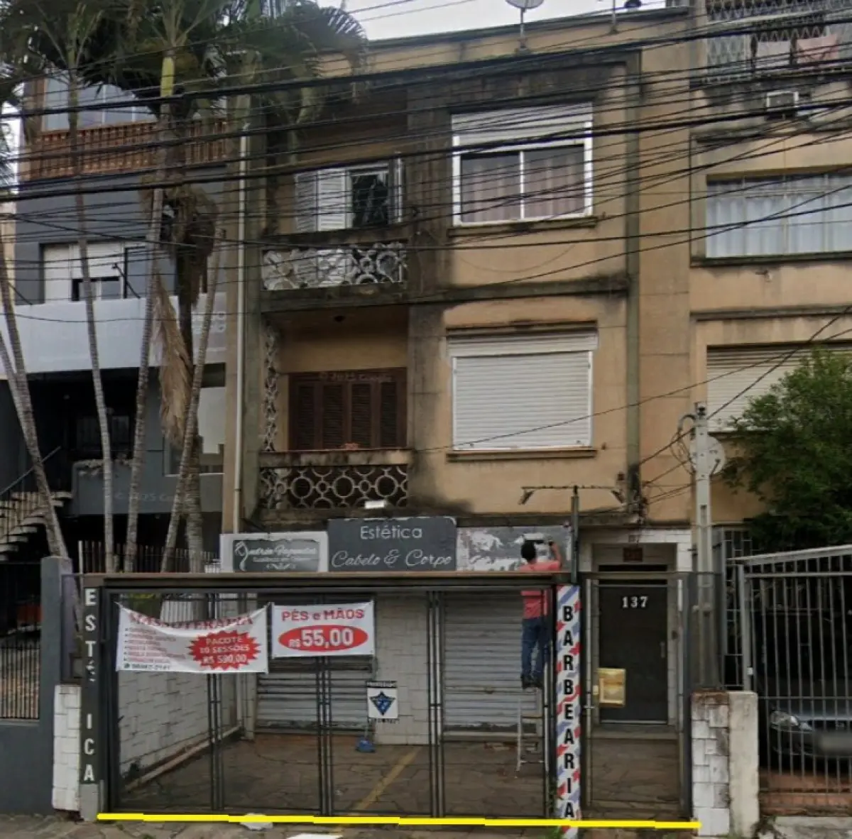 LOTE 006 - Apt. nº3 na Rua Caçapava 137, Porto Alegre com 54,66m2 privativo, do Bloco Caçapava.