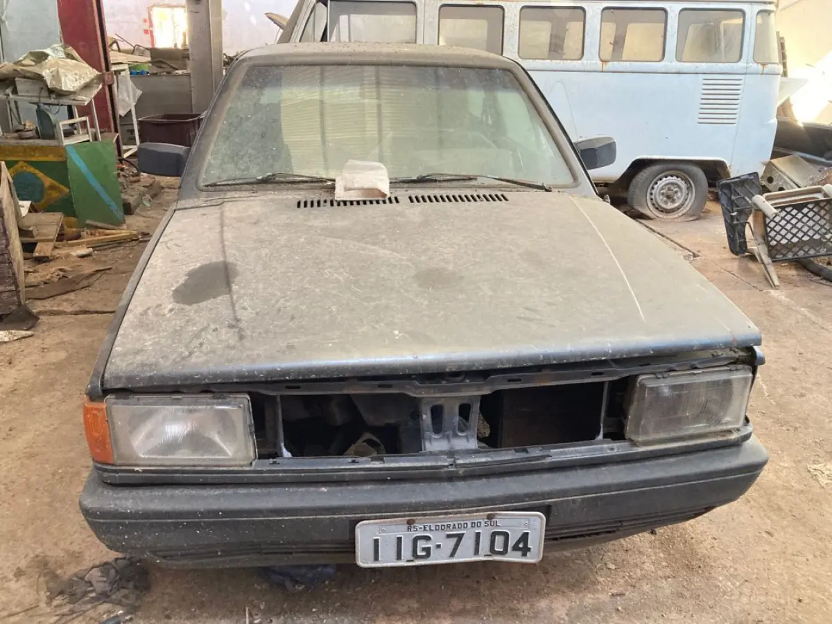 LOTE 036 - VW/Voyage GL, fabricação/modelo 1989/1989, cor cinza
