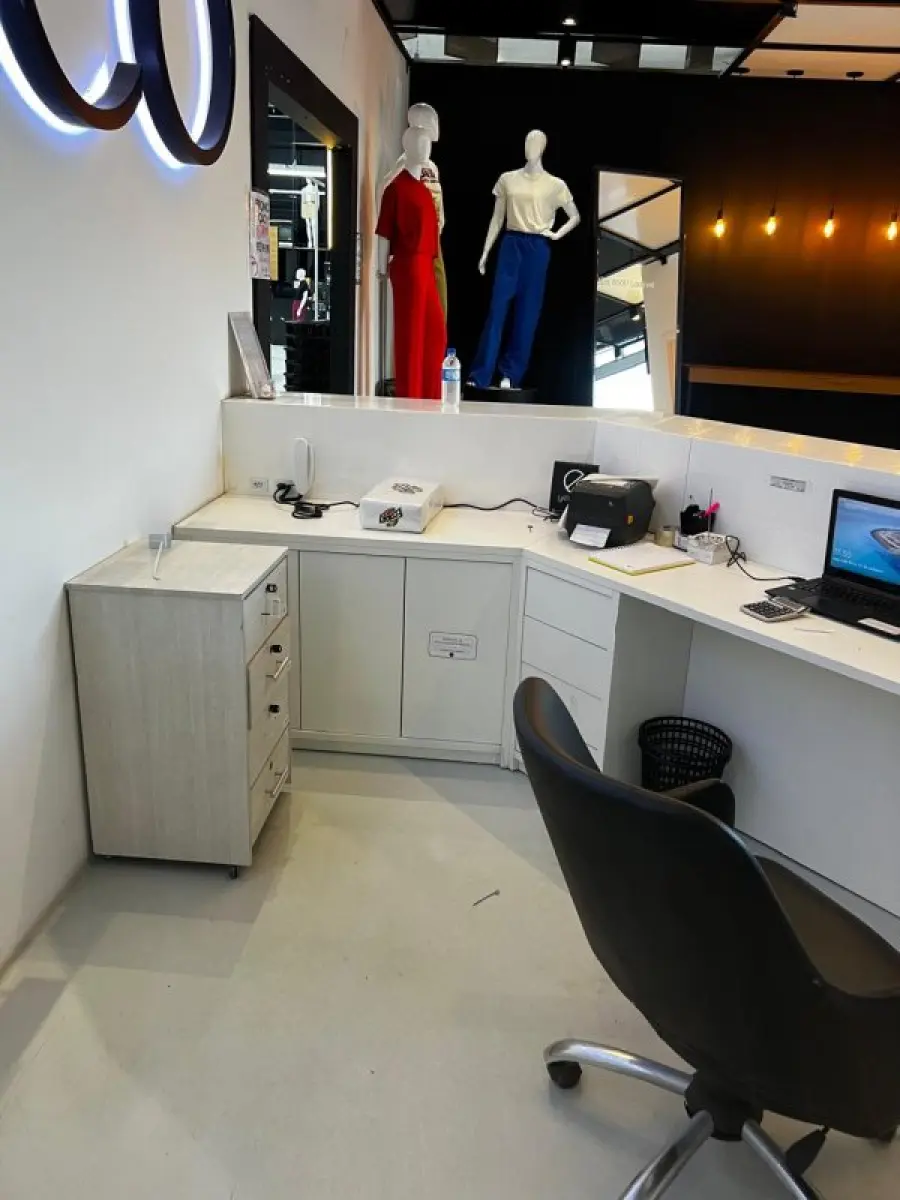 LOTE 003 - Lote de moveis, roupas