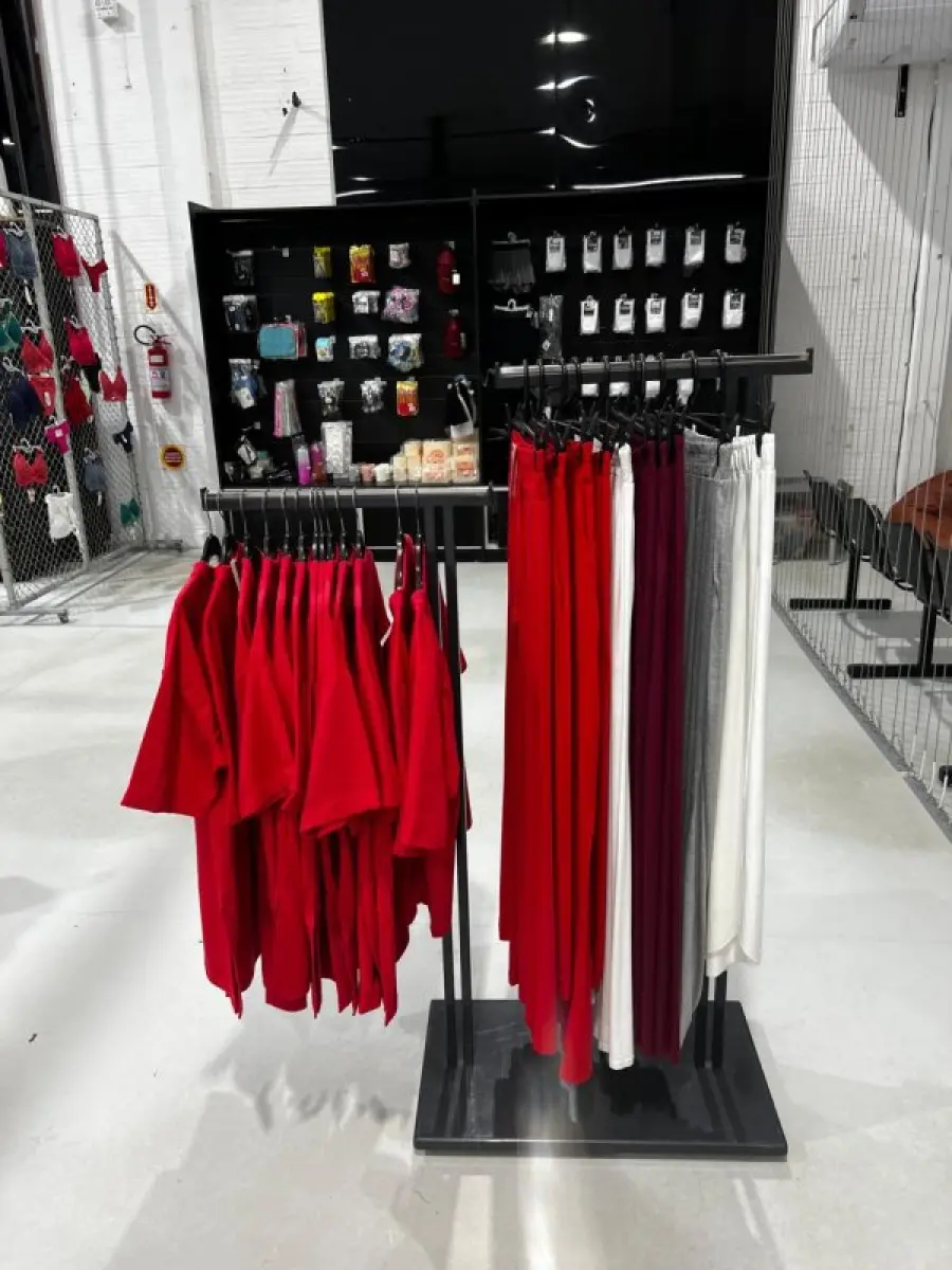 LOTE 003 - Lote de moveis, roupas