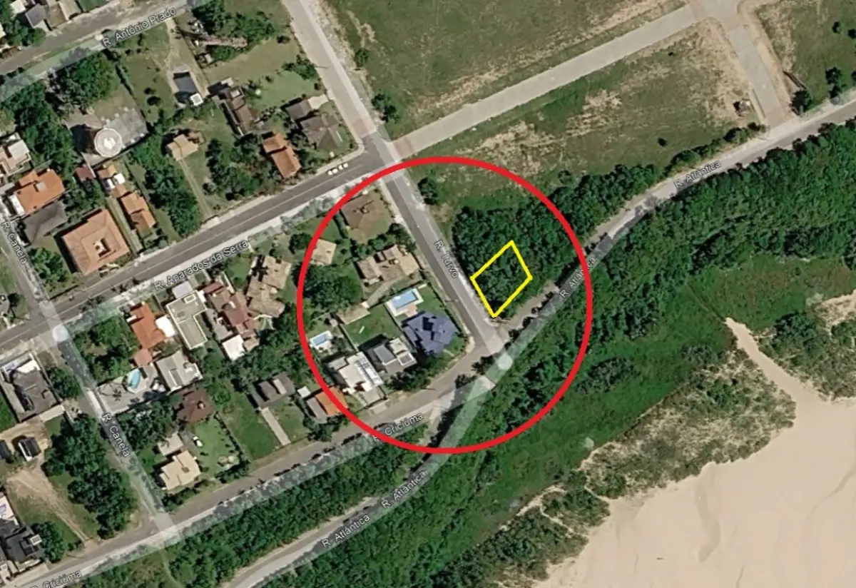 LOTE 003 - TERRENO NA PRAIA - CIDADE BALNEARIA MORRO DOS CONVENTOS - PARTE ALTA - 498,00m2