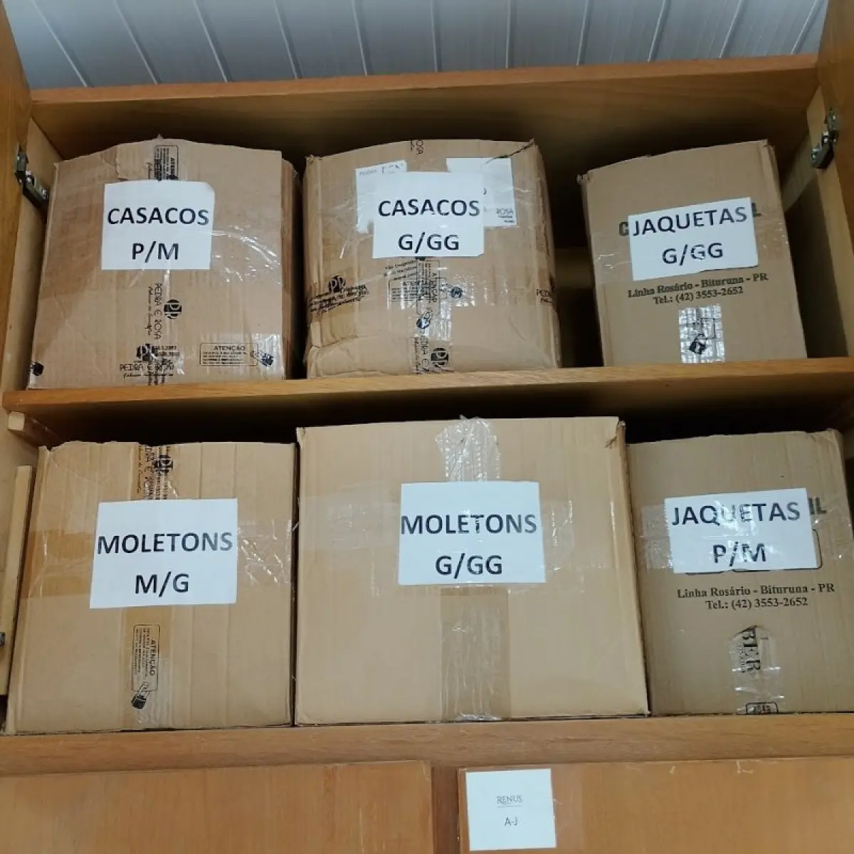 LOTE 010 - epis uniformes no almoxarifado