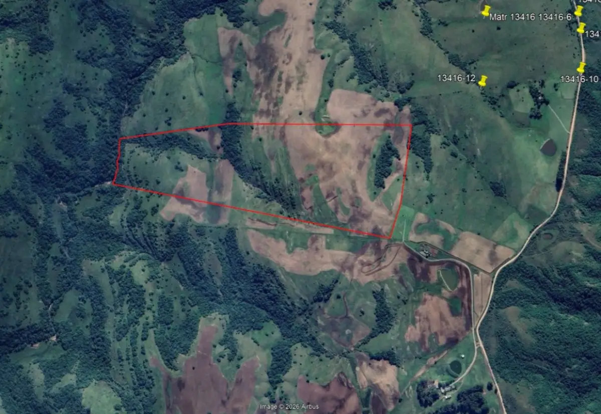 LOTE 003 - Um imóvel rural com área superficial de 354.700,00m² , matricula 26.748 de Caçapava do Sul