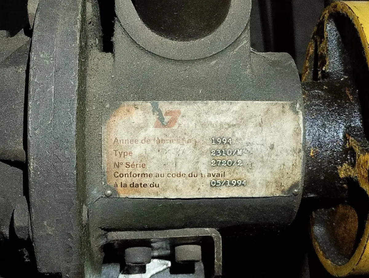 LOTE 187 - Desbobinador de chapa motorizado, marca Dimeco, tipo 2310/M 1994