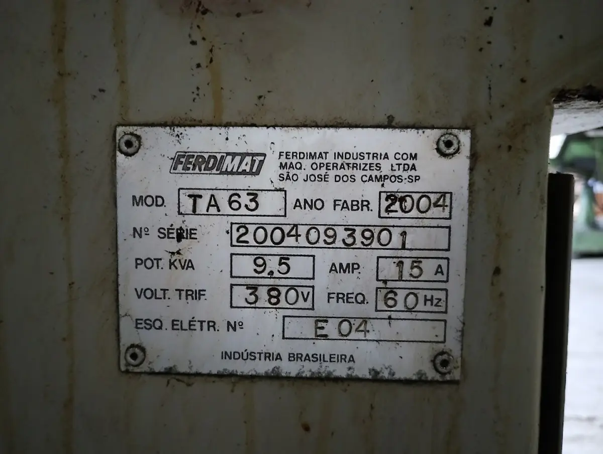 LOTE 064 - retifica plana tangencial