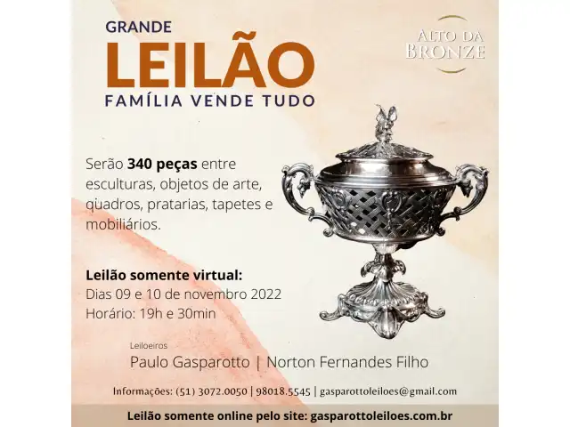 GRANDELEILÃO - FAMILIA VENDE TUDO - TAPETES - QUADROS - SEGUNDA NOITE