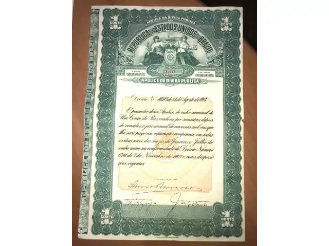 VENDA DIRETA DE TÍTULOS DE DÍVIDA PÚBLICA – TÍTULO DE REAPARELHAMENTO DA ELETROBRAS – APÓLICES DE DÍVIDA PÚBLICA - RELÍQUIAS