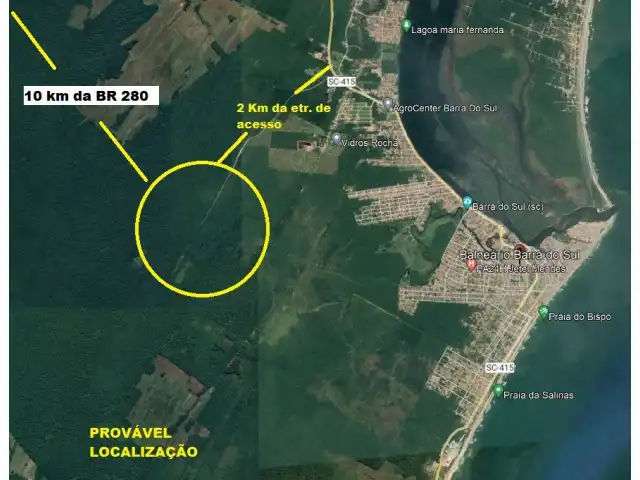 LEILÃO DE ÁREA EM ARAQUARI/SC