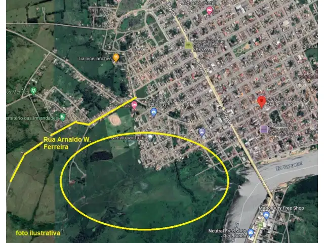 PRORROGADO P/12/04 AS 14H LEILÃO DE ÁREA PARA SOJA COM 7ha21a EM JAGUARÃO – FOREIRO Á PREFEITURA