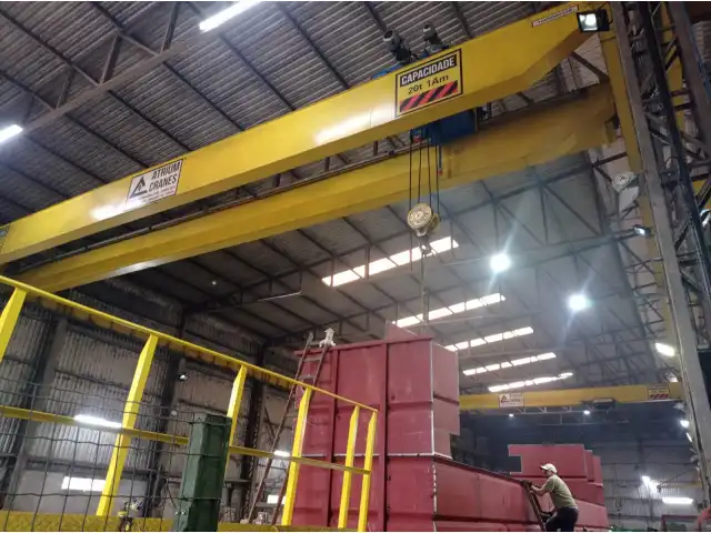LEILÃO PONTE ROLANTE ATRIUM CRANES 20TON. VÃO 20M
