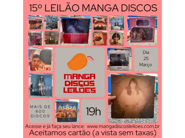 LEILÃO DE DISCOS