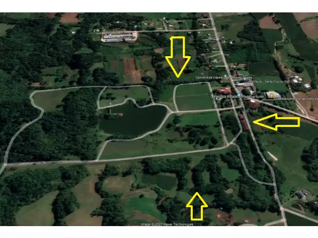 GRANDE ÁREA C/ POUSADA E CASA DE FESTAS C/  INFRAESTRUTURA - IMÓVEL COM 58 HA - LINHA NOVA SODER