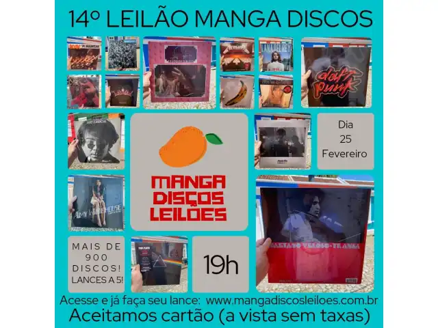LEILÃO DE DISCOS