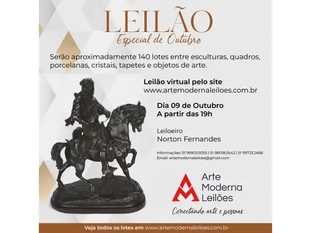 GRANDE LEILAO DE ARTE E ANTIGUIDADES