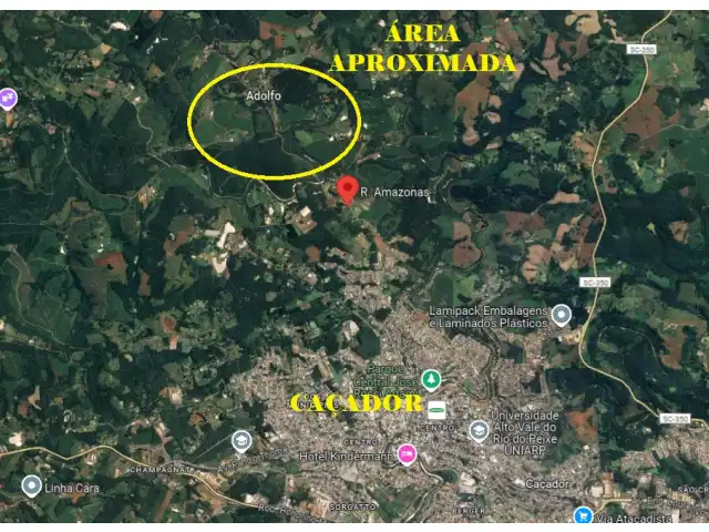 LEILÃO DE TERRENO, LOCALIZADO EM CAÇADOR/SC