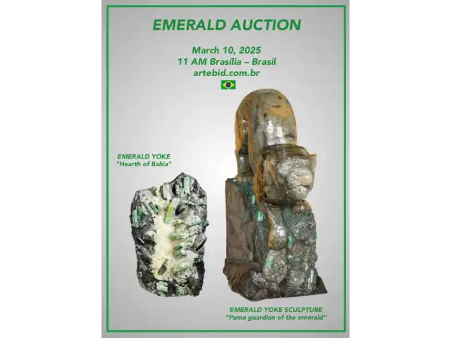 GRANDE LEILÃO DE PEDRAS PRECIOSAS