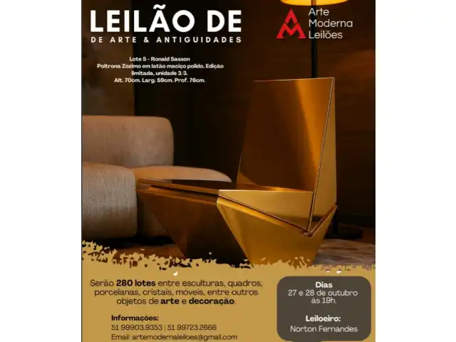 LEILÃO DE ARTE E ANTIGUIDADES - OUTUBRO 2025