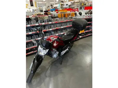 LOTE 003 - motocicleta Honda CG Fan, vermelha 2018/2018