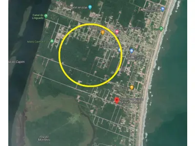 LOTE 002 - terreno, de forma retangular, sob n° 02, da quadra n° 93, do loteamento “Cidade Balneária Luzemar”,  área total de 360,00 m