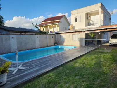 LOTE 001 - GRANDE CASA COM PISCINA NA ILHA DA PINTADA COM MAIS 4 APTS EM OBRA NO IMOVEL