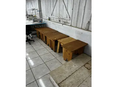 LOTE 000 - Máquinas costura (overlock Jack, plana, overlock antiga, plana Lumak, plana Lanmax, over vermelha) BENS EM  PRESIDENTE GETULIO - SC