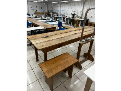 LOTE 000 - Máquinas costura (overlock Jack, plana, overlock antiga, plana Lumak, plana Lanmax, over vermelha) BENS EM  PRESIDENTE GETULIO - SC