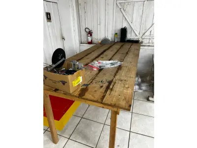 LOTE 000 - Máquinas costura (overlock Jack, plana, overlock antiga, plana Lumak, plana Lanmax, over vermelha) BENS EM  PRESIDENTE GETULIO - SC