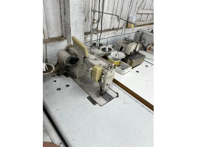 LOTE 000 - Máquinas costura (overlock Jack, plana, overlock antiga, plana Lumak, plana Lanmax, over vermelha) BENS EM  PRESIDENTE GETULIO - SC
