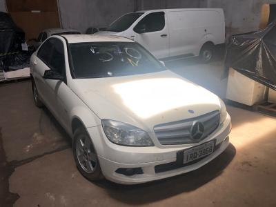LOTE 003 - Mercedes Benz C-180 CGI 1.8 16V 156cv Aut., ano 2011, cor branca