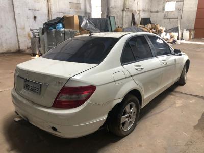 LOTE 003 - Mercedes Benz C-180 CGI 1.8 16V 156cv Aut., ano 2011, cor branca