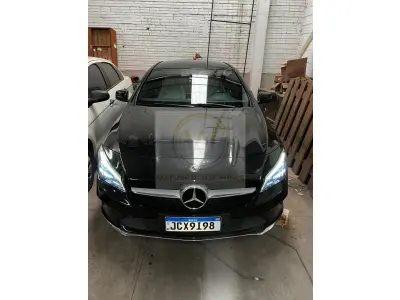 LOTE 000 - Mercedes-Benz CLA-200 1.6 TB 16V Flex Aut fabricação/modelo 2018/2018, cor preta