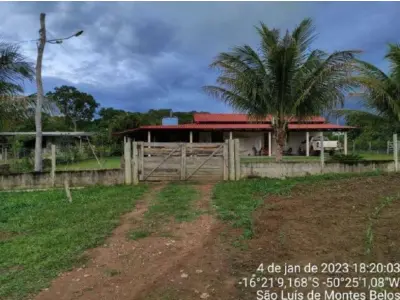 LOTE 001 - UMA FAZENDA EM GOIAS COM 43,2048 HECTARES EM SÃO LUIS DE MONTES BELOS