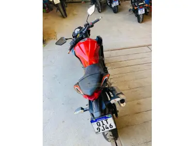LOTE 007 - KAWASAKI/Z300, fabricação/modelo 2017/2018, placa QIT 9J46, cor laranja.