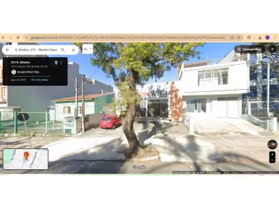 LOTE 000 - , e o respectivo terreno de forma retangular, medindo 49,50m de frente a fundo, com 11,00m