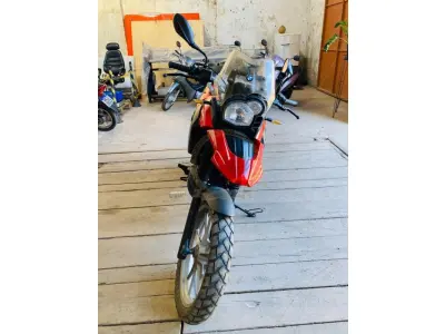LOTE 009 - BMW/G 650 GS, fabricação/modelo 2012/2013, placa LQR 7616, cor vermelha