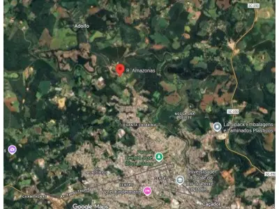 LOTE 000 - Terreno rural, sem benfeitorias, com a área de 106.000,00 m², situado na Fazenda Capão Alto Segundo a avaliação, no terreno há uma casa mista medindo 09x15m