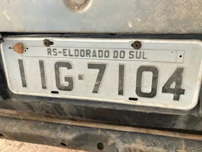 LOTE 036 - VW/Voyage GL, fabricação/modelo 1989/1989, cor cinza