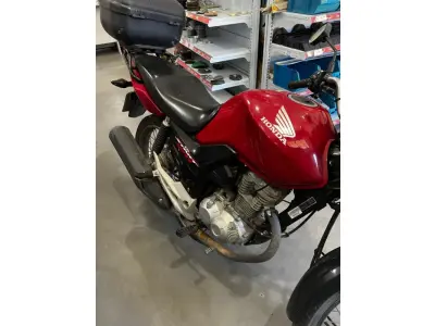 LOTE 003 - motocicleta Honda CG Fan, vermelha 2018/2018