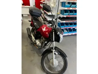 LOTE 003 - motocicleta Honda CG Fan, vermelha 2018/2018