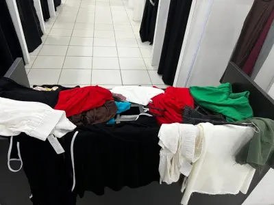 LOTE 004 - Roupas, moveis, eletrônicos