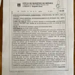 LOTE 001 - Imóvel urbano com área de 632,20 m2, Consta averbada a área de 587,53 m2, para fins comerciais