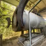 LOTE 051 - caldeira de óleo adaptada para lenha aprox. 5.000 ton/h