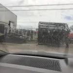 LOTE 001 - Lote de Estruturas metálicas em formato curvo e demais estruras localizados na parte externa 