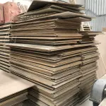 LOTE 020 - Lote com placas em mdf e compensado novas 