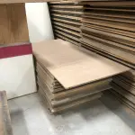 LOTE 020 - Lote com placas em mdf e compensado novas 