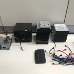 LOTE 278 - 5 cpus, roteador, monitor, lote de fios e carregadores, dvd, aquecedor de folhas, mouses, teclados, fontes  